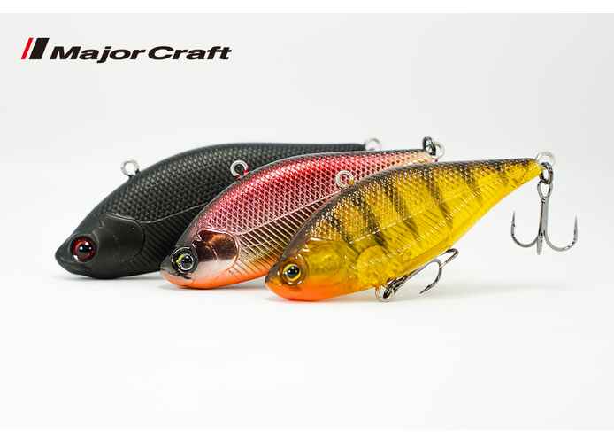 VOBLER MAJOR CRAFT CEANA VIB 65 6.5cm 14gr #023 Black Back Red Gold