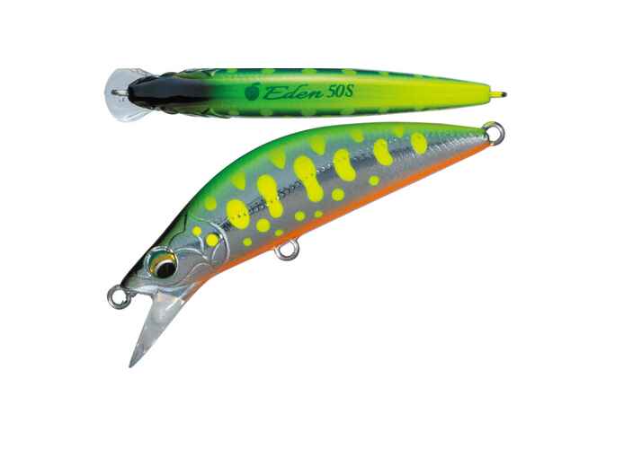 VOBLER MAJOR CRAFT FINETAIL EDEN 50S 5cm 4.5gr #017 Lime Chart Yamame