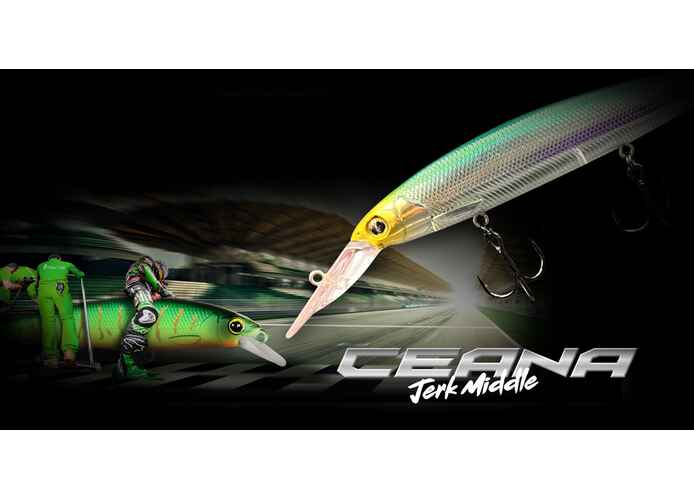 VOBLER MAJOR CRAFT CEANA JERKBAIT 110SPM MIDDLE 11cm 17gr #015 Ghost Wakasagi