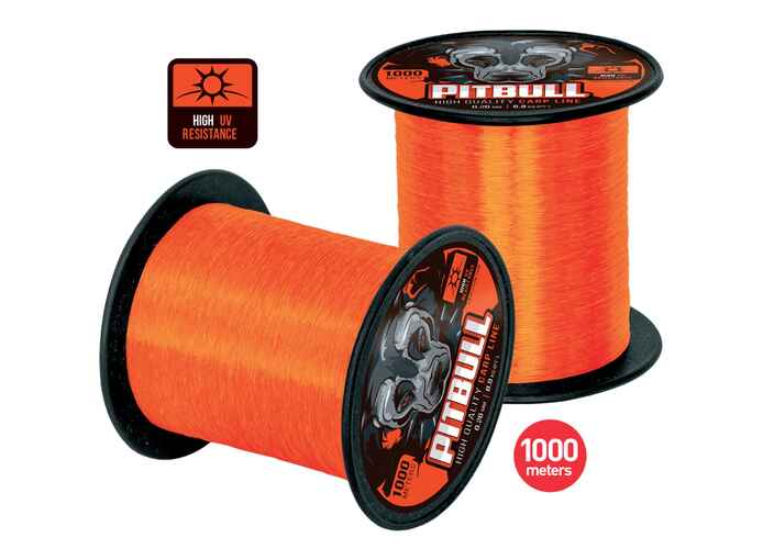 FIR CRAP ZOOM PITBULL HIGH UV CARP 1000m 0.32mm 12.71kg Fluo Orange