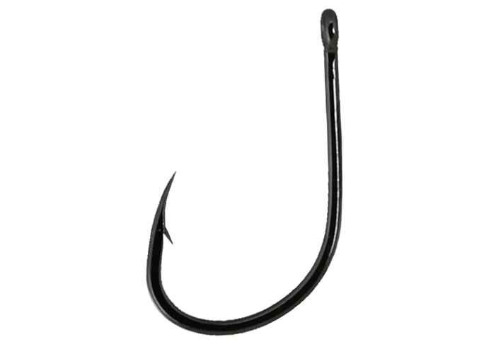 Carlig Owner 5180 SSW Straight Eye Black Chrome (Marime carlig(No): 1/0, Buc/pac c: 8)
