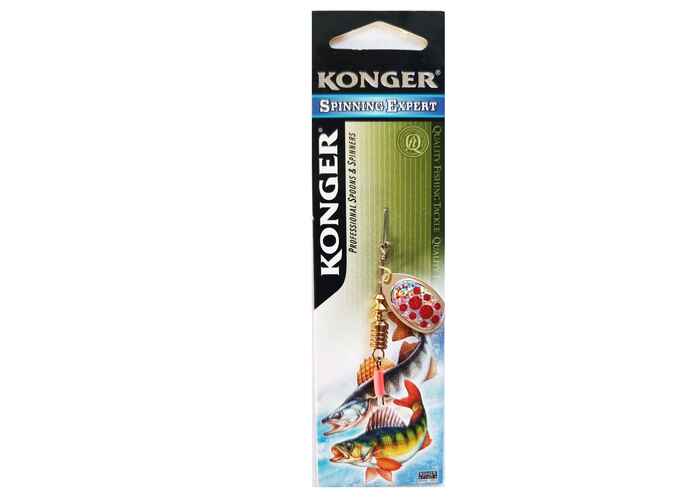 Lingura Rotativa Konger Devil S20 Holo Red Dot (Greutate naluca(gr): 4.5gr, Marime(no): 2)