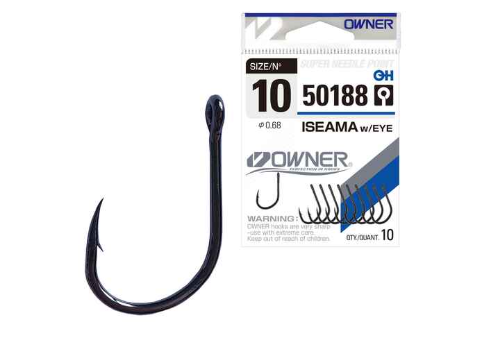 Carlig Owner 50188 Iseama With Eye (Marime carlig(No): 10, Buc/pac c: 10)