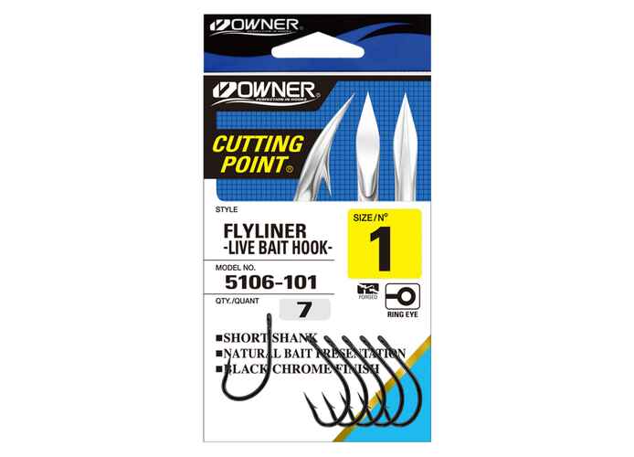 Carlig Owner 5106 No.1/0 Flyliner Live Bait