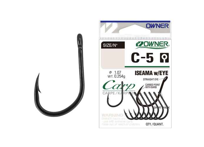 Carlig Owner C-5 No.4 Carp Iseama With Eye