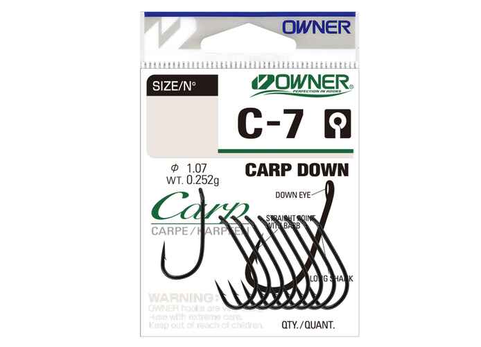 Carlig Owner C-7 No.1 Carp Down