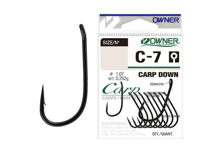 Carlig Owner C-7 No.1 Carp Down