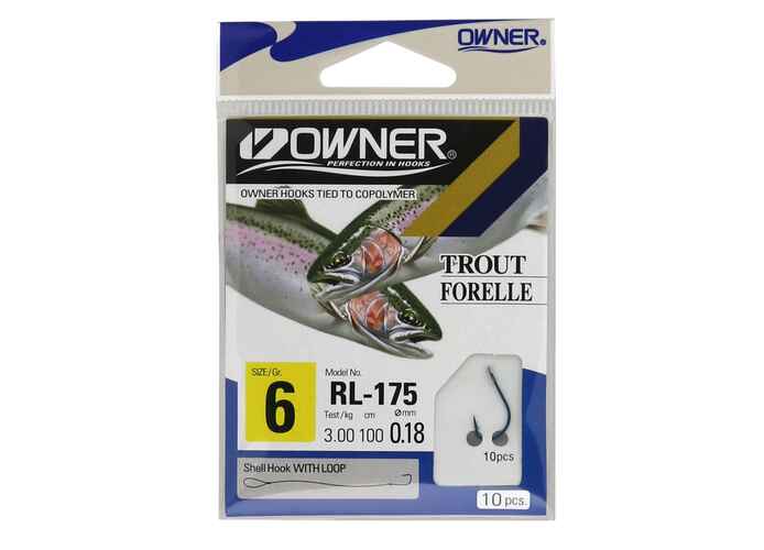 Carlige Legate Owner RL-175 No.7 60cm 0,18mm
