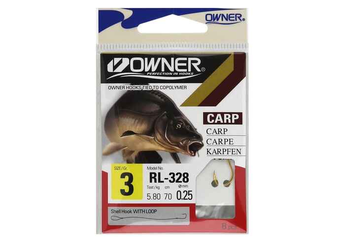 Carlige Legate Owner RL-328 No.4 70cm 0,25mm