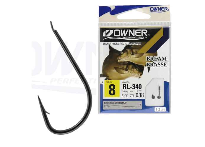 Carlige Legate Owner RL-340 No.14 70cm 0,10mm
