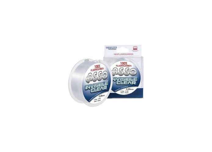 Fir Asso Fluorocarbon 0.19mm 2.80kg 50m Invisible Clear