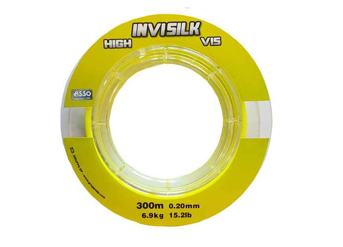 Fir Asso Invisilk 0.20mm 6.90kg 300m Yellow