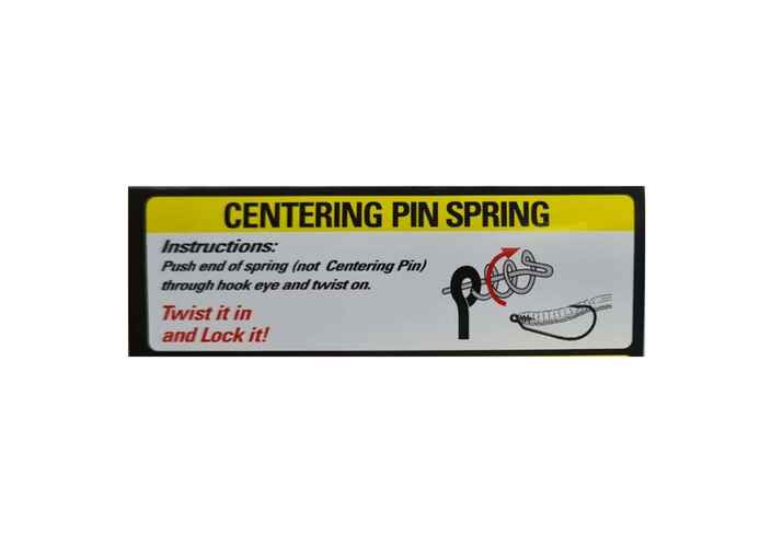 Spiral Owner Centering Pin Spring L 5124