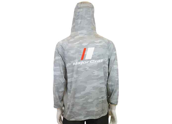 BLUZA MAJOR CRAFT UV SUN PROTECTION HOODIE 3L Light Gray
