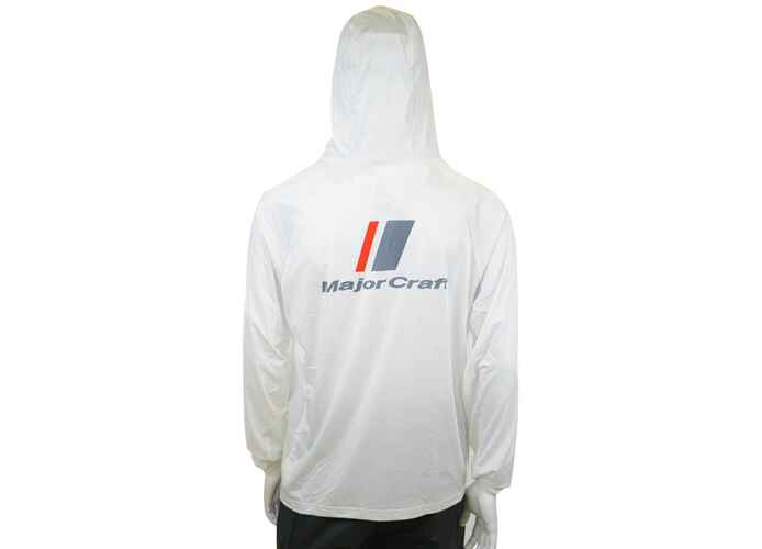 BLUZA MAJOR CRAFT UV SUN PROTECTION HOODIE 3L White