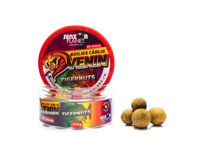 BOILIES VENIN PENTRU CARLIG TIGERNUTS (GALBEN-MARO) 20-24mm 200g