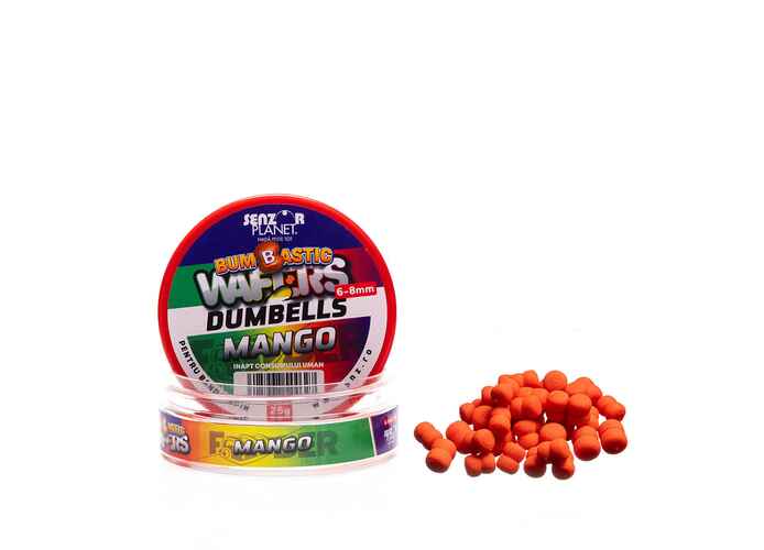 BUMBASTIC WAFTERS DUMBELLS PENTRU BANDA MANGO (PORTOCALIU) 6-8mm 25g