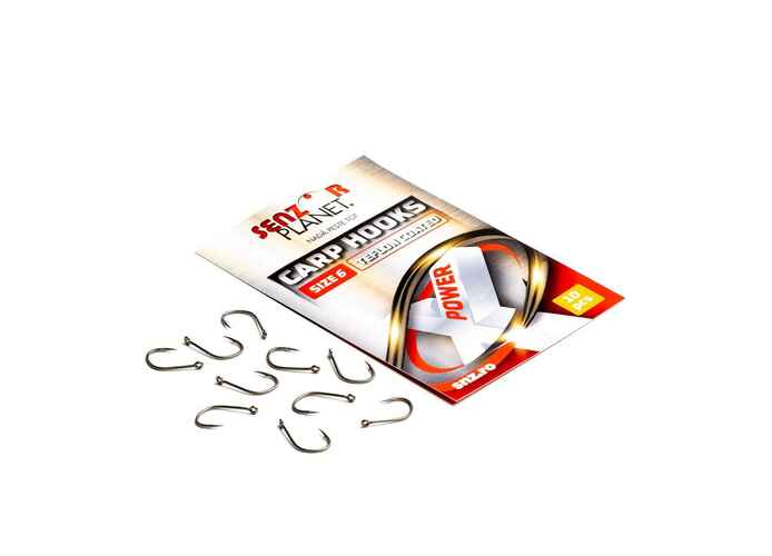 CARLIGE TEFLONATE PENTRU CRAP NR 6 - 10buc