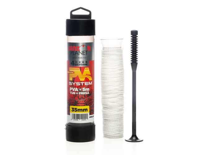 KIT PLASA SOLUBILA SLOW MELT 35mm PVA SYSTEM + TIJA COMPRESIE 5m