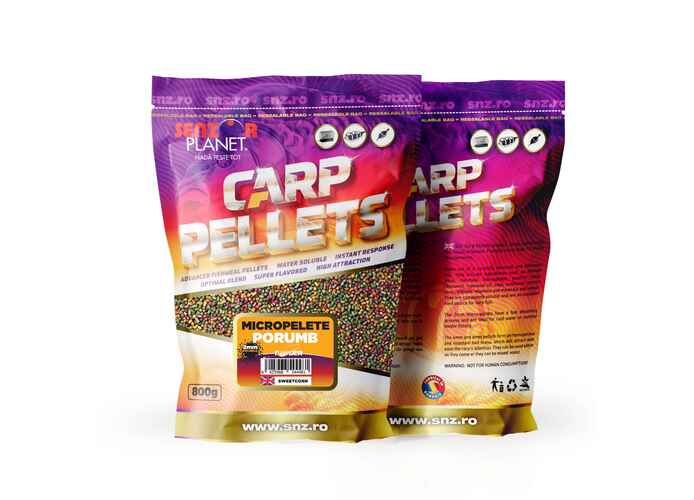 MICROPELETE PORUMB (MIX CULORI) 2mm 800g