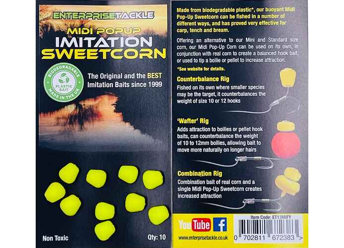 MIDI POPUP SWEETCORN FLUORO YELLOW 10buc ET13MIFY (GALBEN FLUO)