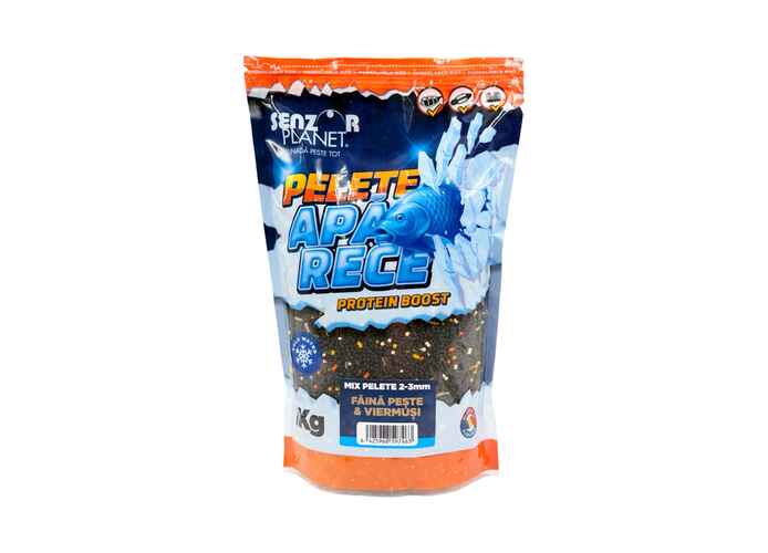 PELETE APA RECE FAINA PESTE & VIERMUSI MIX 2-3mm 1kg