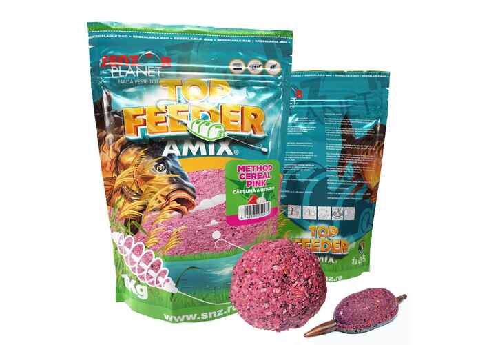 TOP FEEDER AMIX® METHOD CEREAL PINK (CAPSUNA & USTUROI) 1kg
