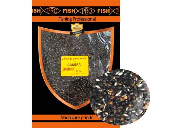 SEMINTE PREPARATE FISH PRO - CANEPA 0,7