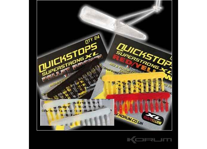 KORUM QUICKSTOPS         YELLOW / BROWN           24 buc