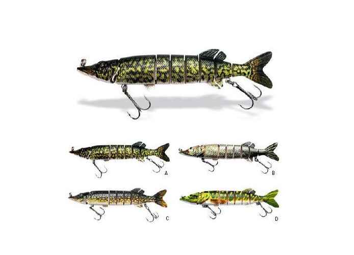 Vobler Jaxon Atract Multi Parts XMP-I 12.5cm, culoare B