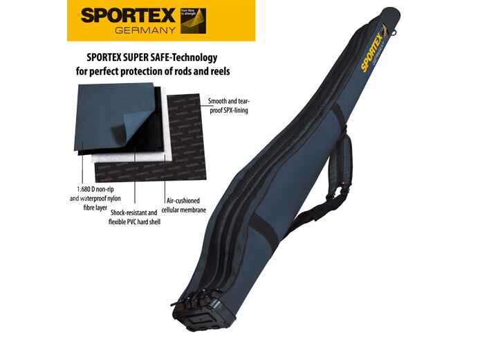 Husa lansete Sportex Super Safe III Blue 125cm