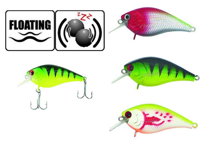 Vobler Carp Zoom Predator Z Doggy Crank 5.5cm/8.4g, Yellow