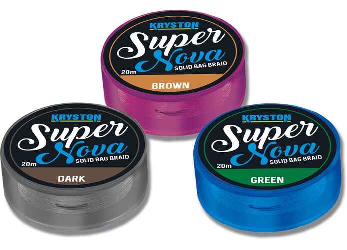 FIR TEXTIL SUPER NOVA SOLID BAG SUPPLE 15lb 20m Dark Silt