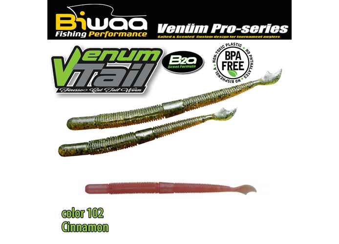 SHAD VENUM TAIL 4 10cm 102 Cinnamon