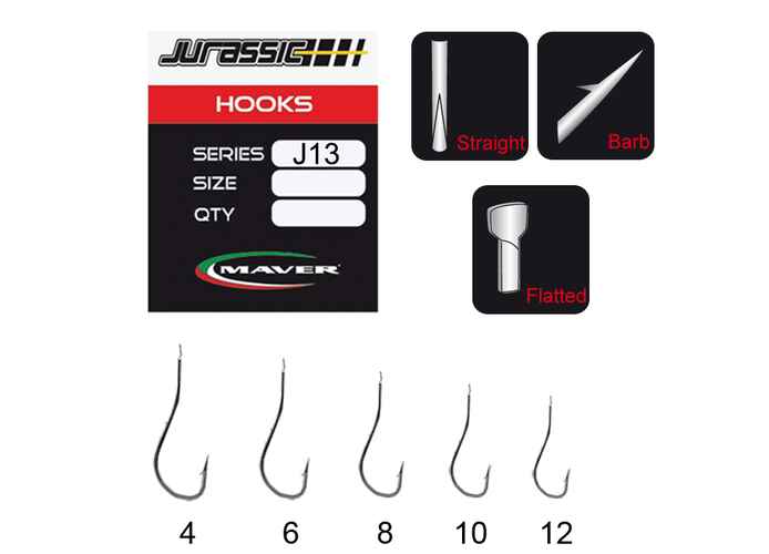 Carlige Maver Jurassic J13, 15buc/plic Nr.4 15 buc/plic