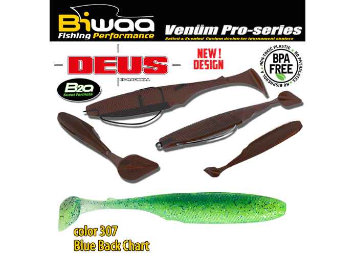 SHAD DEUS 5 13cm 307 Blue Back Chart