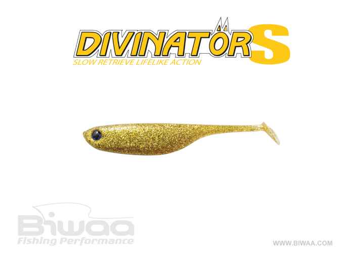 Shad Biwaa Divinator S Gold 6cm, 8buc/plic