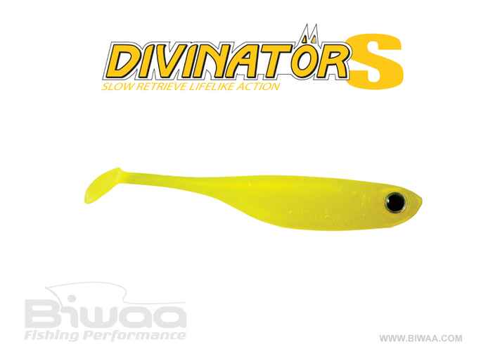 SHAD DIVINATOR S 2.5 6cm 10 Lemon Jelly