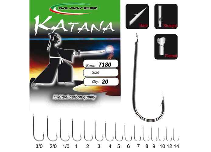 CARLIGE KATANA T180 TUNGSTEN NR 3/0