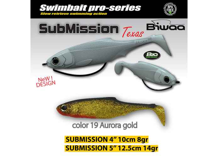 SHAD SUBMISSION 4 10cm 19 Aurora Gold