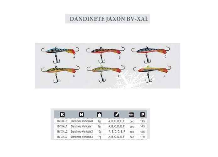 Dandineta Jaxon Verticala Serie BV-XAL1 7.5gr/40mm, culoare C