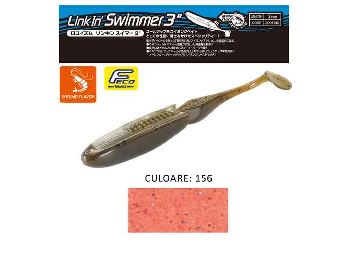 SHAD TIEMCO LINKIN SWIMMER 3 7.6cm Culoare 156