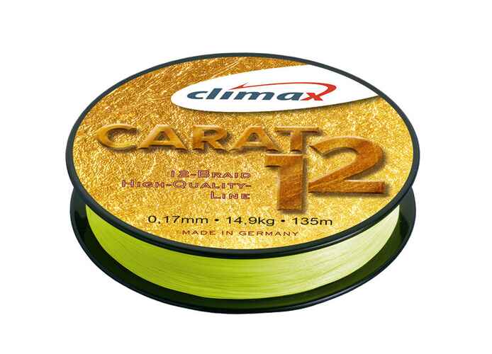 FIR TEXTIL CARAT 12 FLUO YELLOW 135m 0.17mm 14.9kg