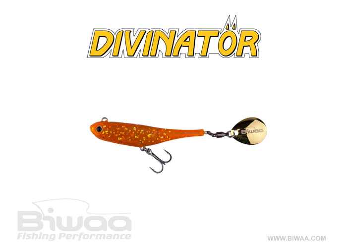 Shad Biwaa Divinator Mini 9.5cm/9g, culoare Orange Gold