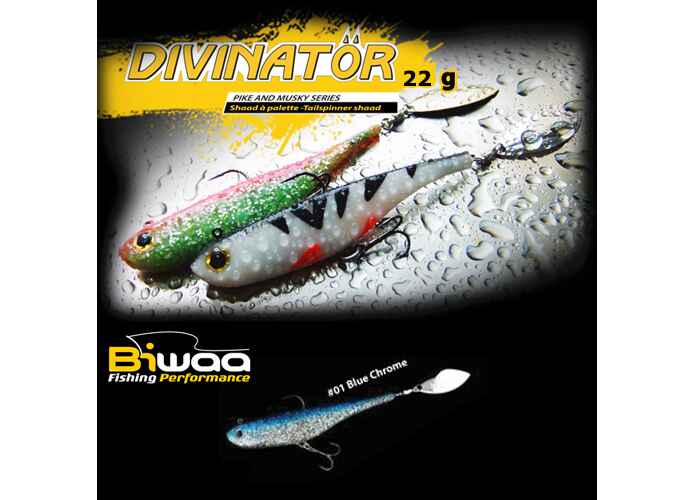 SHAD DIVINATOR JUNIOR 14cm 22gr 01 Blue Chrom