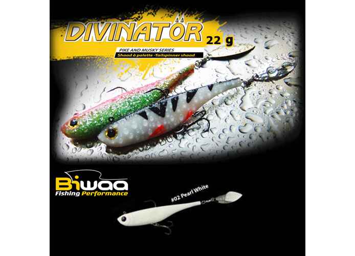 SHAD DIVINATOR MEDIUM 18cm 35gr 02 Pearl White