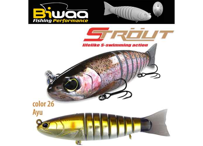 SWIMBAIT STROUT 6.5 16cm 52gr 26 Ayu