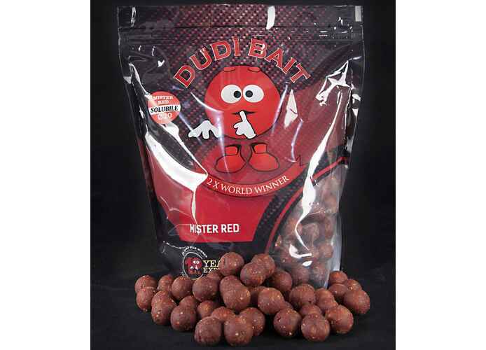 Boilies Dudi Bait "Mister Red Super Hot" Solubile 16 mm