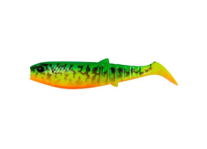 Shad Savage Gear Cannibal Shad, Burbot Firetiger, 6.8cm, 3g, 4buc