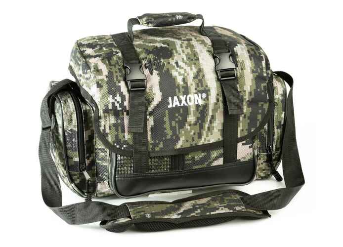 GEANTA PESCAR JAXON CAMOU 41*21*25CM